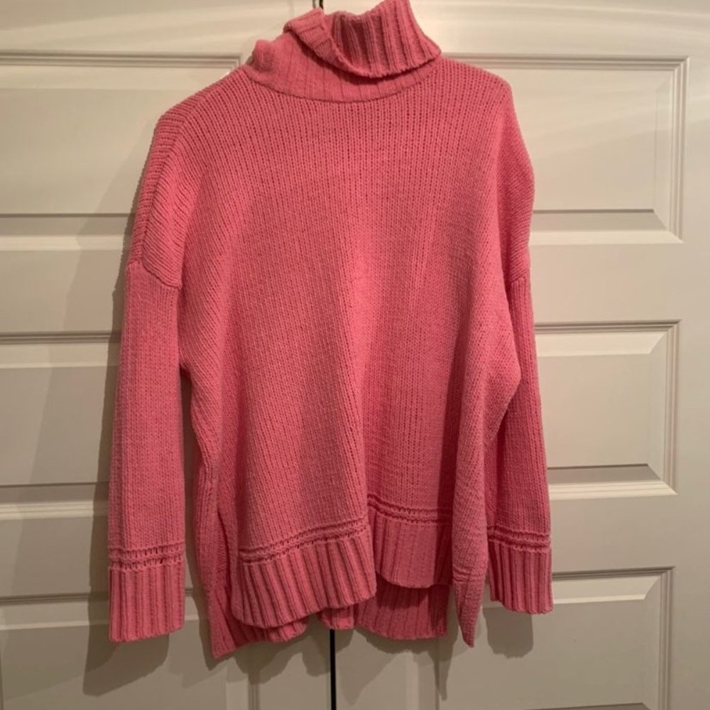Aerie Springy Pink Chenille Sweater